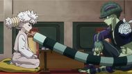 Meruem threatening Komugi as seen in anime (Image credit: Madhouse)